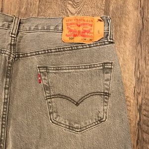 Men’s Grey Levi’s 501 Jeans 34/30